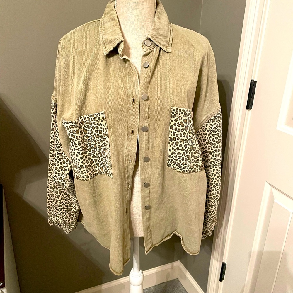 NEW button up jacket